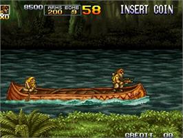 In game image of Metal Slug 5 on the SNK Neo-Geo MVS.
