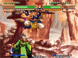 In game image of Samurai Shodown 5 Special on the SNK Neo-Geo MVS.