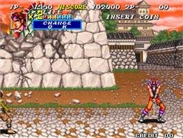 In game image of Sengoku 2 on the SNK Neo-Geo MVS.