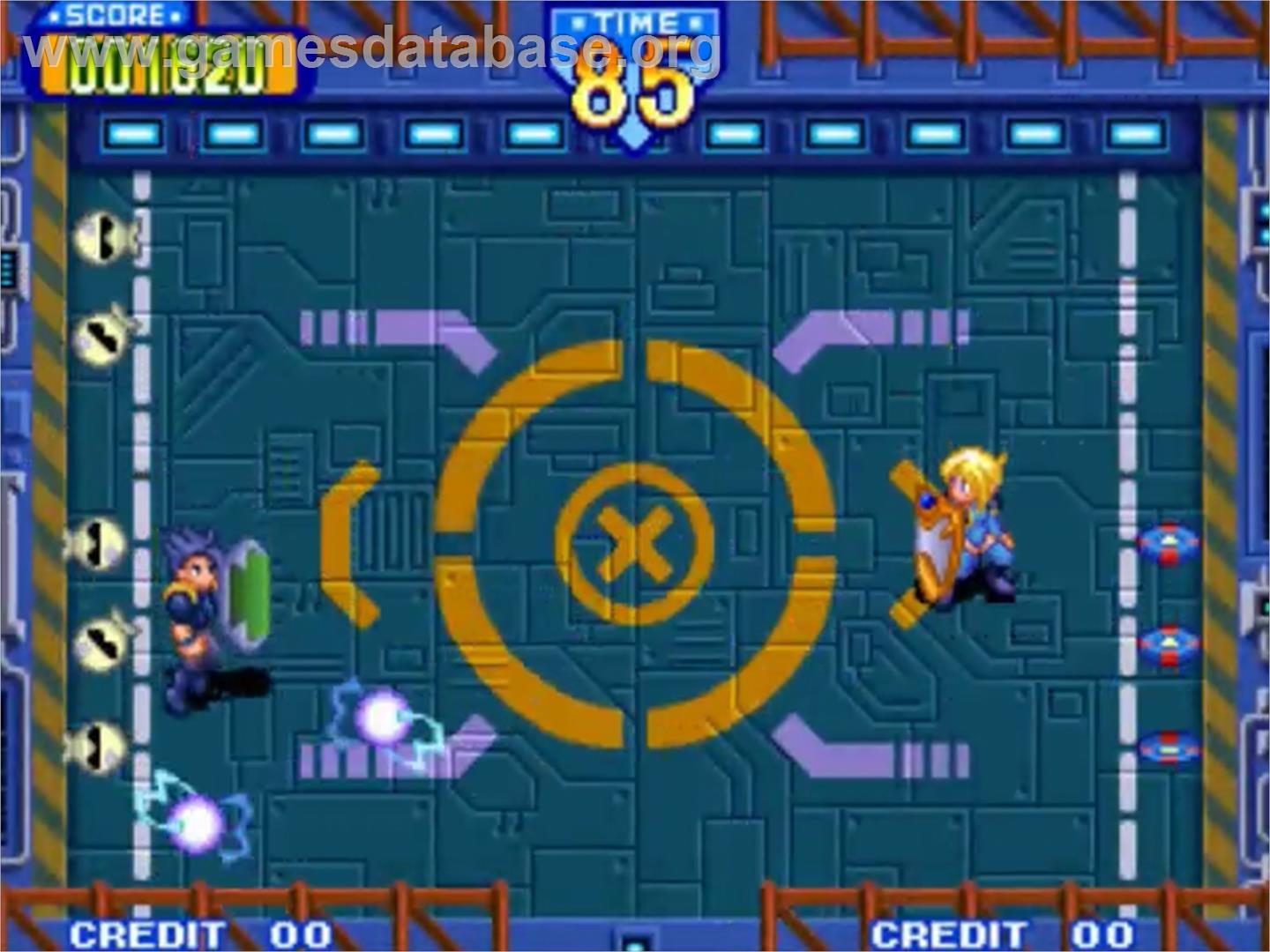 Battle Flip Shot - SNK Neo-Geo MVS - Artwork - In Game