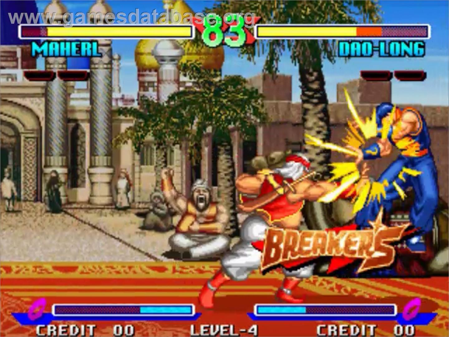 Breakers - SNK Neo-Geo MVS - Artwork - In Game