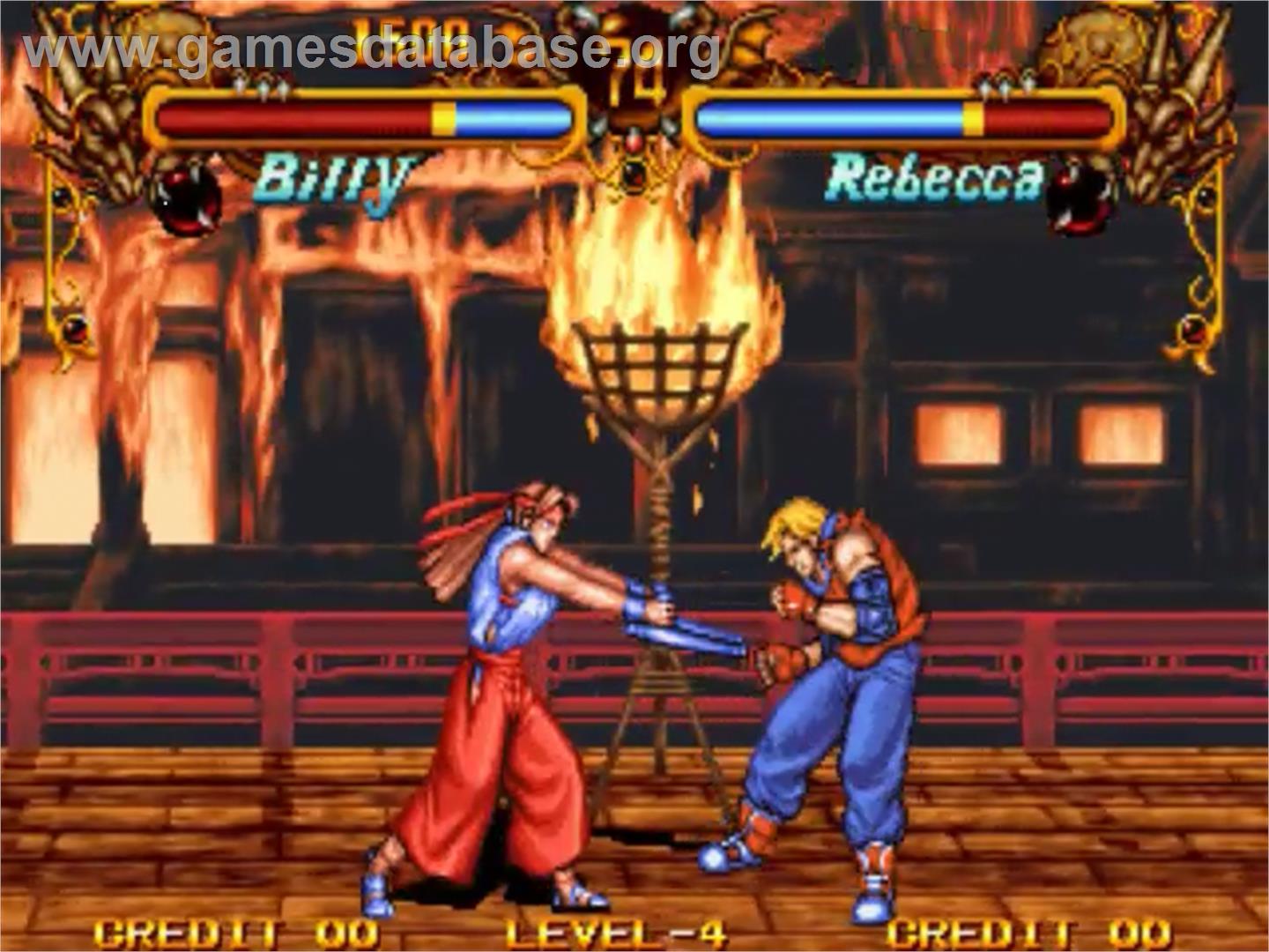 Double Dragon - SNK Neo-Geo MVS - Artwork - In Game