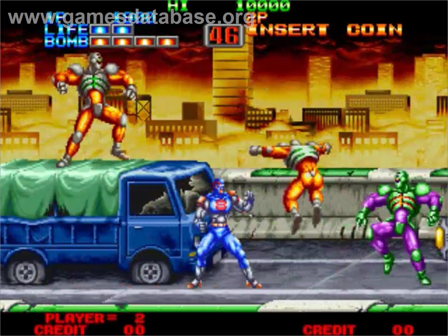Eight Man - SNK Neo-Geo MVS - Artwork - In Game