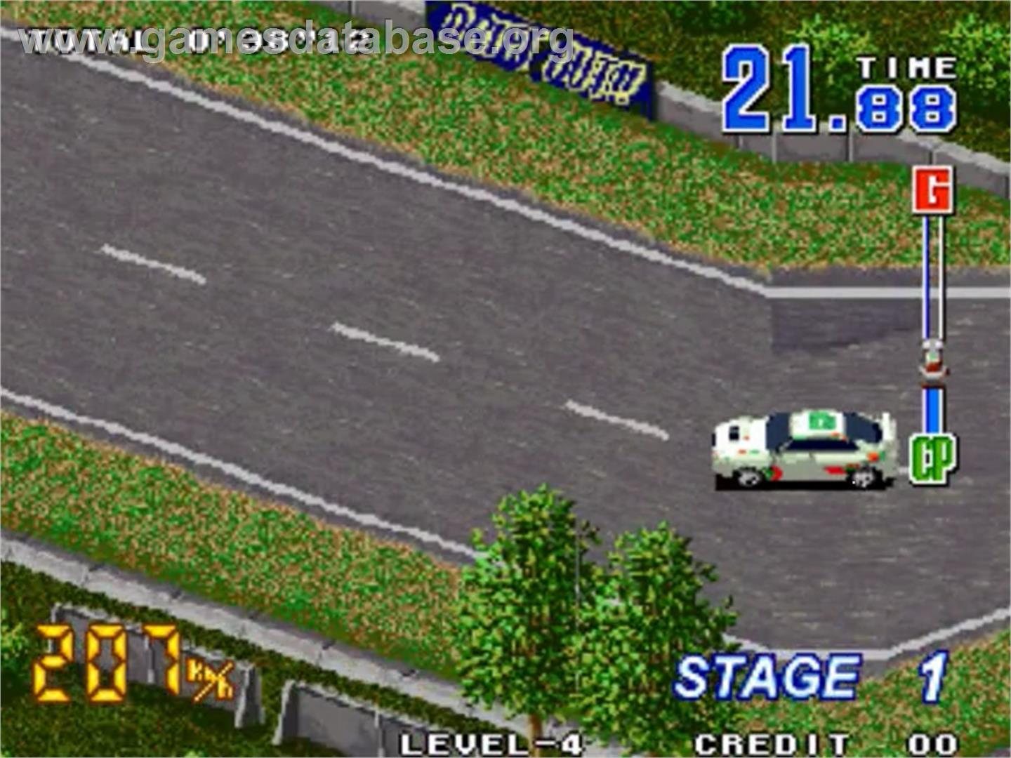 Neo Drift Out - New Technology - SNK Neo-Geo MVS - Artwork - In Game