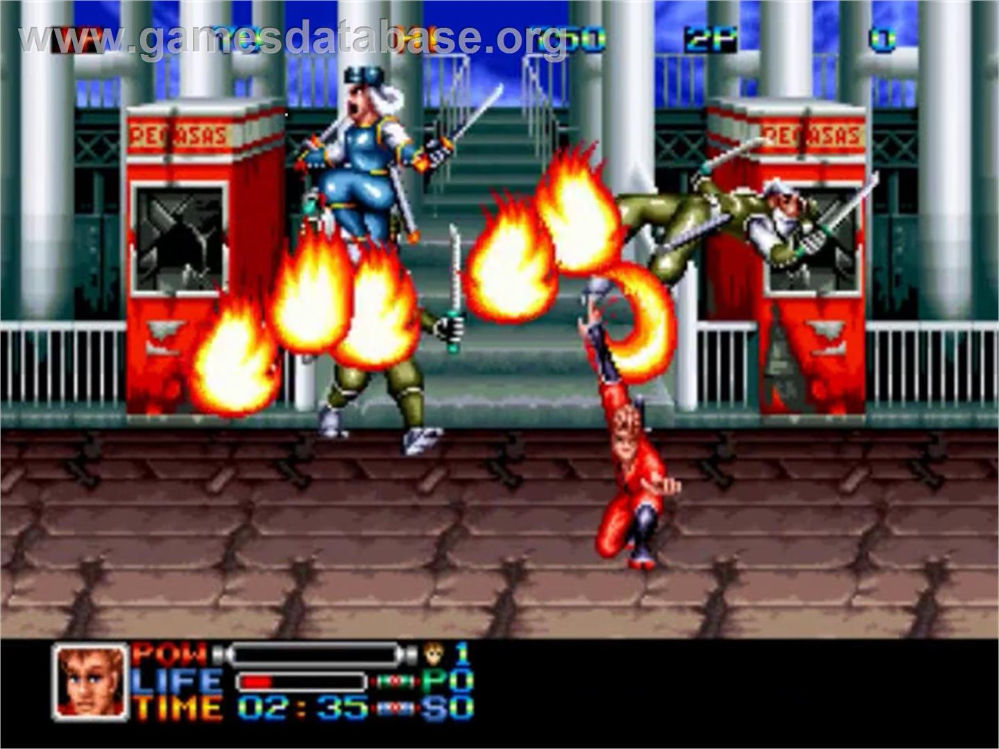 Ninja Combat - SNK Neo-Geo MVS - Artwork - In Game
