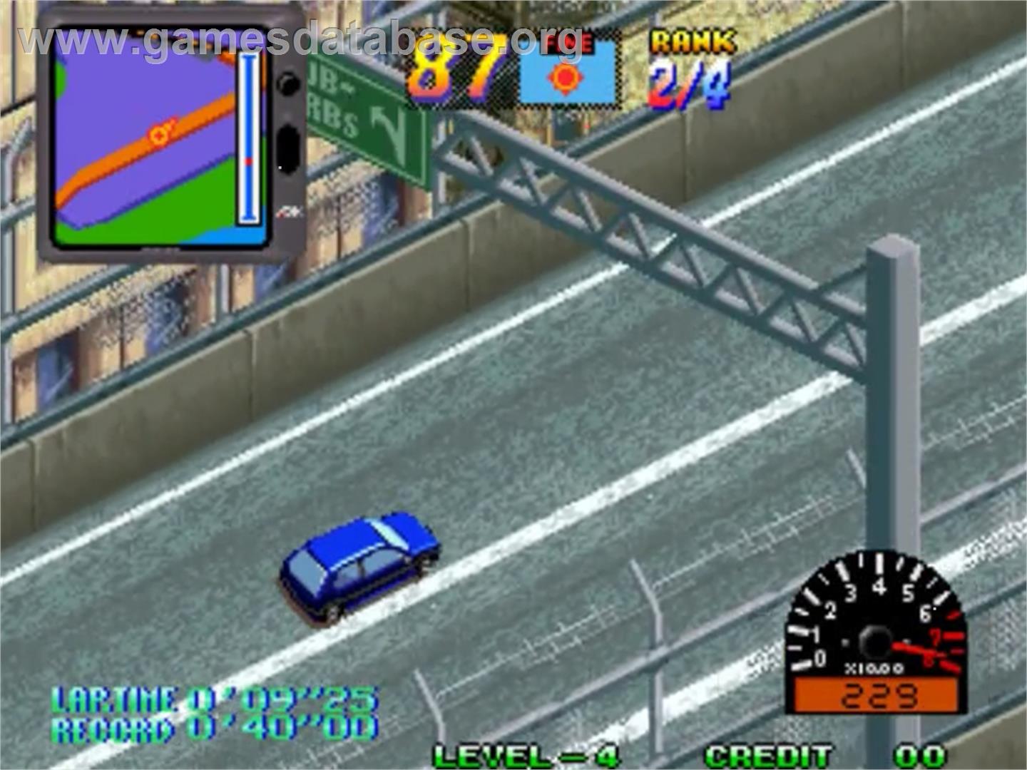 Over Top - SNK Neo-Geo MVS - Artwork - In Game