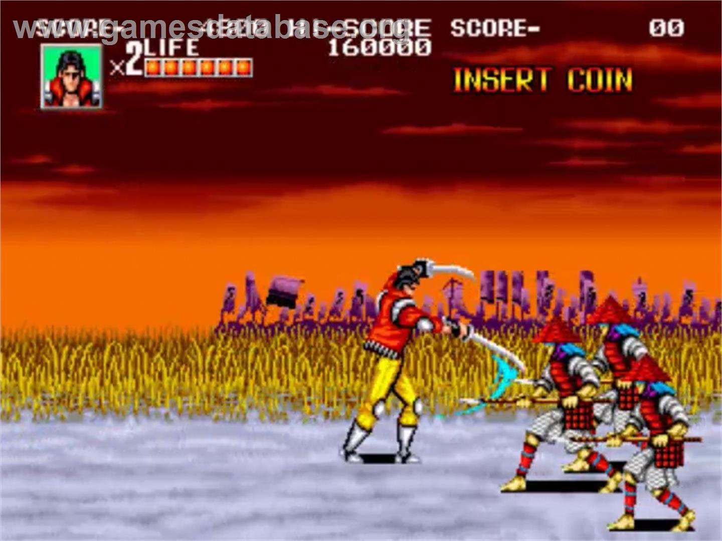 Sengoku - SNK Neo-Geo MVS - Artwork - In Game