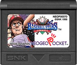 Cartridge artwork for Baseball Stars on the SNK Neo-Geo Pocket.
