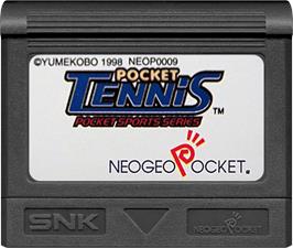 Cartridge artwork for Pocket Tennis on the SNK Neo-Geo Pocket.