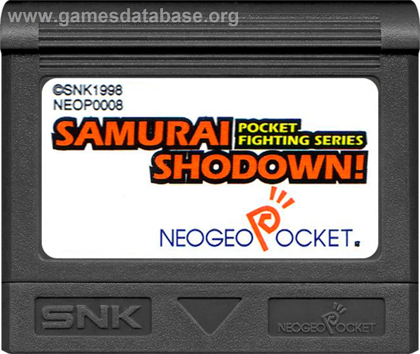 Samurai Shodown! - Pocket Fighting Series - SNK Neo-Geo Pocket - Artwork - Cartridge