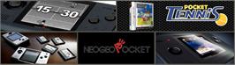 Arcade Cabinet Marquee for Pocket Tennis.