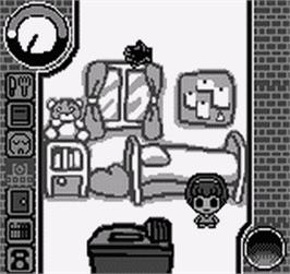 In game image of Melon-chan No Seichou Nikki on the SNK Neo-Geo Pocket.