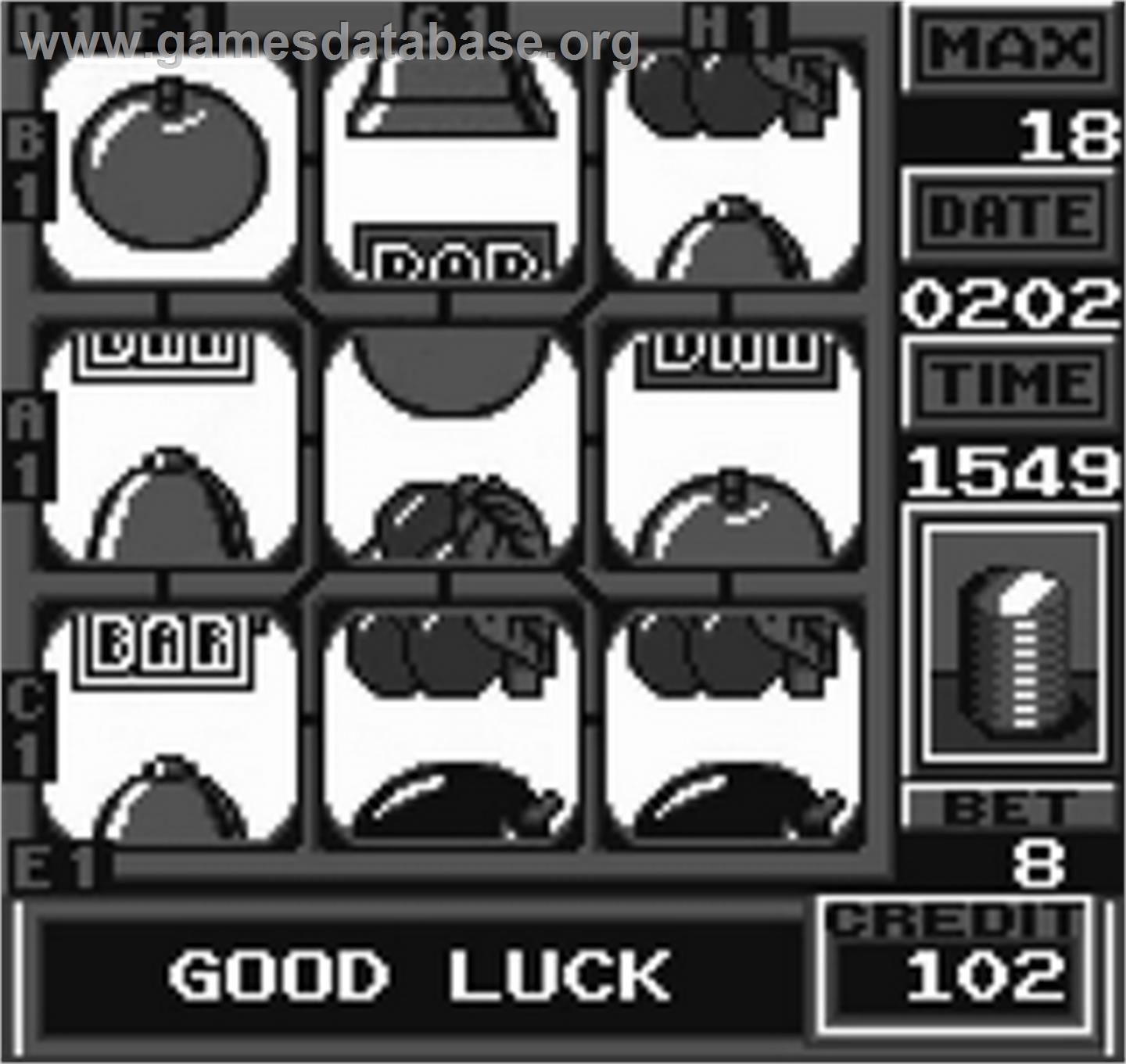 Real Casino Series: Neo Cherry Master - SNK Neo-Geo Pocket - Artwork - In Game