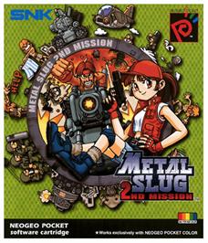 Box cover for Metal Slug 2nd Mission on the SNK Neo-Geo Pocket Color.