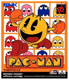 Box cover for Pac-man on the SNK Neo-Geo Pocket Color.