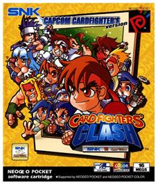 Box cover for Snk Vs. Capcom - Card Fighter's Clash - Capcom Version on the SNK Neo-Geo Pocket Color.