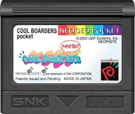 Cartridge artwork for Cool Boarders Pocket on the SNK Neo-Geo Pocket Color.