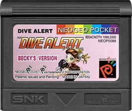 Cartridge artwork for Dive Alert - Becky's Version on the SNK Neo-Geo Pocket Color.