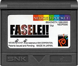 Cartridge artwork for Faselei! on the SNK Neo-Geo Pocket Color.