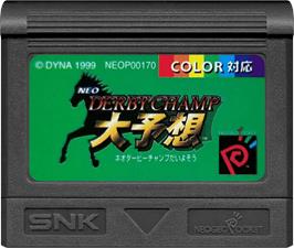 Cartridge artwork for Neo Derby Champ Daiyosou on the SNK Neo-Geo Pocket Color.
