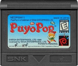 Cartridge artwork for Puyo Puyo 2 on the SNK Neo-Geo Pocket Color.