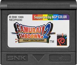 Cartridge artwork for Samurai Shodown 2 on the SNK Neo-Geo Pocket Color.