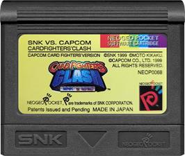Cartridge artwork for Snk Vs. Capcom - Card Fighter's Clash - Capcom Version on the SNK Neo-Geo Pocket Color.