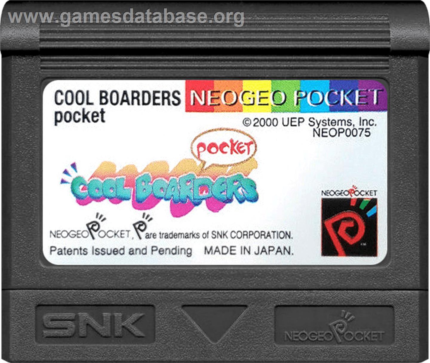 Cool Boarders Pocket - SNK Neo-Geo Pocket Color - Artwork - Cartridge