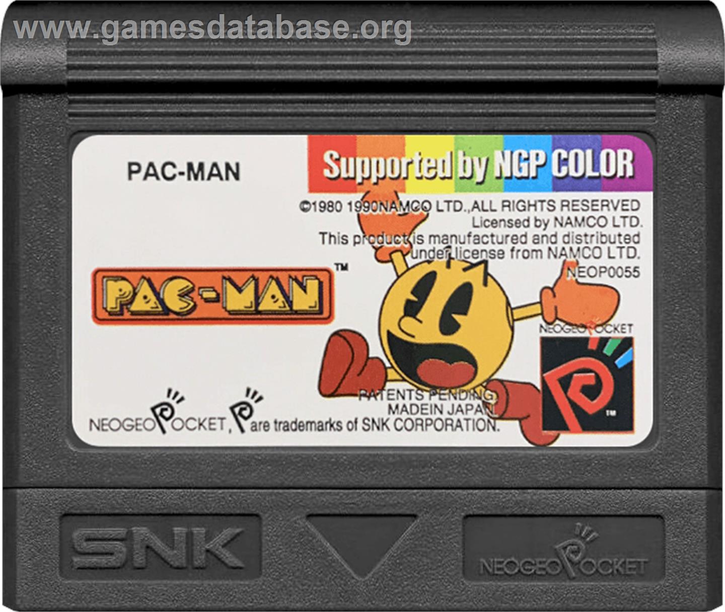 Pac-man - SNK Neo-Geo Pocket Color - Artwork - Cartridge