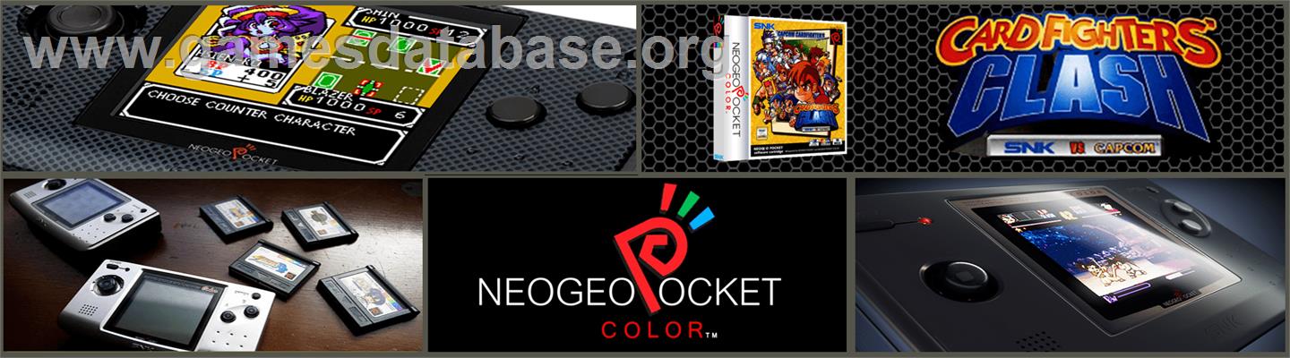 Snk Vs. Capcom - Card Fighter's Clash - Capcom Version - SNK Neo-Geo Pocket Color - Artwork - Marquee