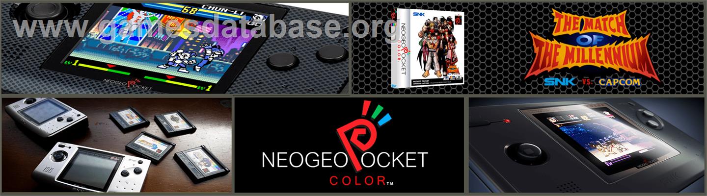 Snk Vs. Capcom - The Match Of The Millennium - SNK Neo-Geo Pocket Color - Artwork - Marquee