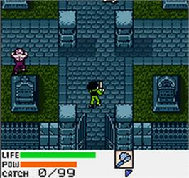 In game image of Dark Arms - Beast Buster 1999 on the SNK Neo-Geo Pocket Color.
