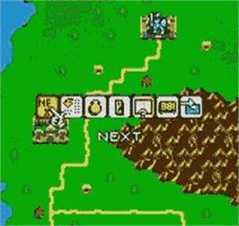 In game image of Densetsu No Ogre Battle - Zenobia No Ouji on the SNK Neo-Geo Pocket Color.