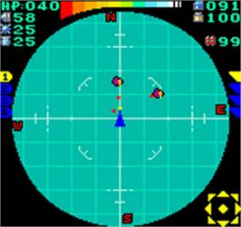 In game image of Dive Alert - Matt's Version on the SNK Neo-Geo Pocket Color.