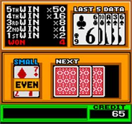 In game image of Neo Mystery Bonus - Real Casino Series on the SNK Neo-Geo Pocket Color.