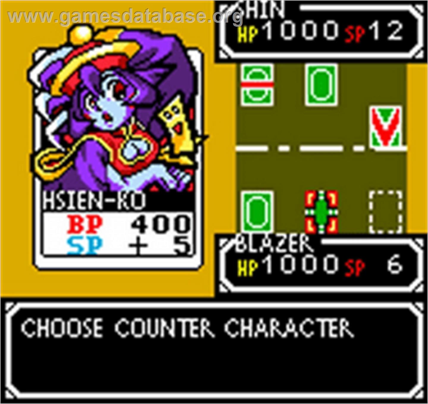 Snk Vs. Capcom - Card Fighter's Clash - Capcom Version - SNK Neo-Geo Pocket Color - Artwork - In Game