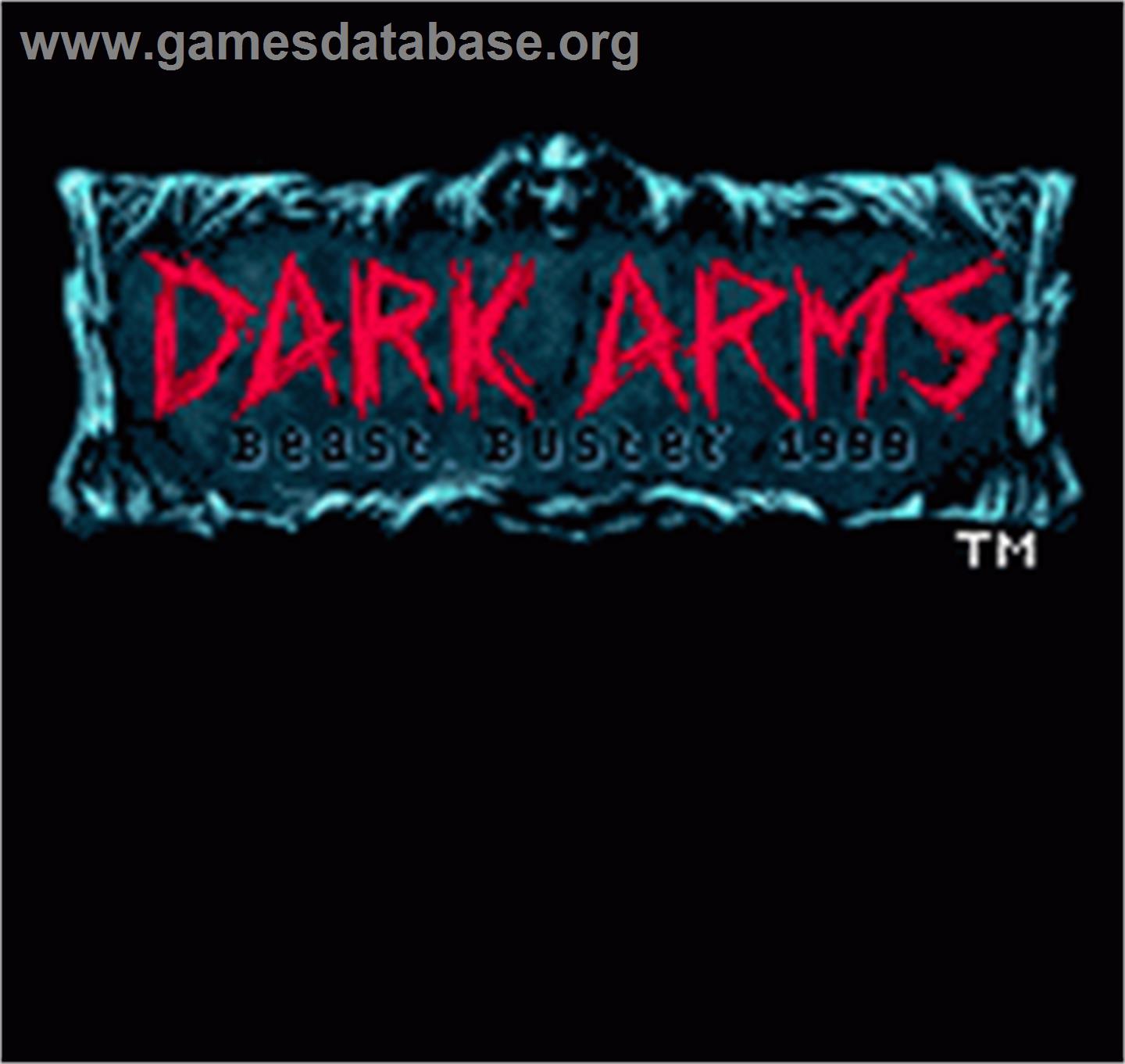 Dark Arms - Beast Buster 1999 - SNK Neo-Geo Pocket Color - Artwork - Title Screen