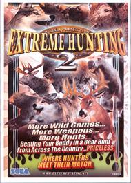Advert for Extreme Hunting 2 on the Sammy Atomiswave.