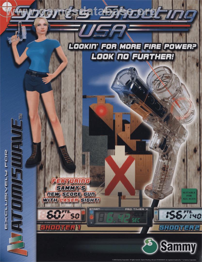 Sports Shooting USA - Sammy Atomiswave - Artwork - Advert