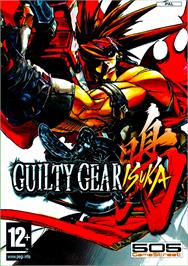Box cover for Guilty Gear Isuka on the Sammy Atomiswave.