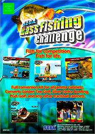 Box cover for Sega Bass Fishing Challenge on the Sammy Atomiswave.