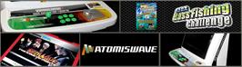 Arcade Cabinet Marquee for Sega Bass Fishing Challenge.