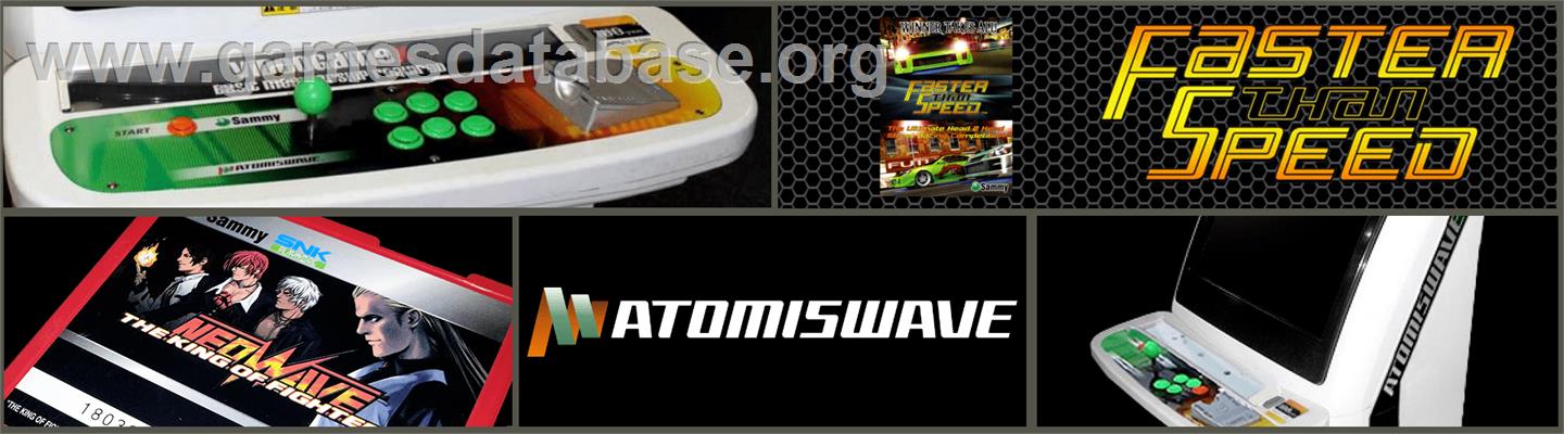 Faster Than Speed - Sammy Atomiswave - Artwork - Marquee