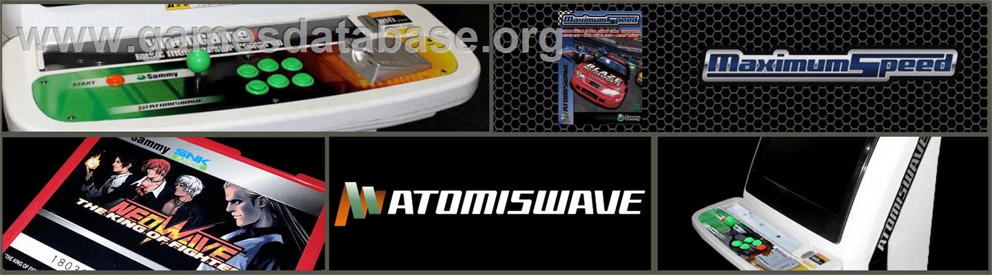 Maximum Speed - Sammy Atomiswave - Artwork - Marquee