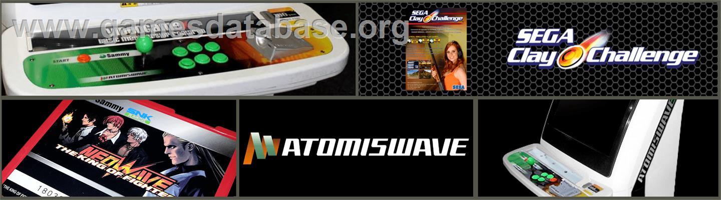 Sega Clay Challenge - Sammy Atomiswave - Artwork - Marquee