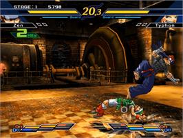 In game image of Rumble Fish 2, The on the Sammy Atomiswave.