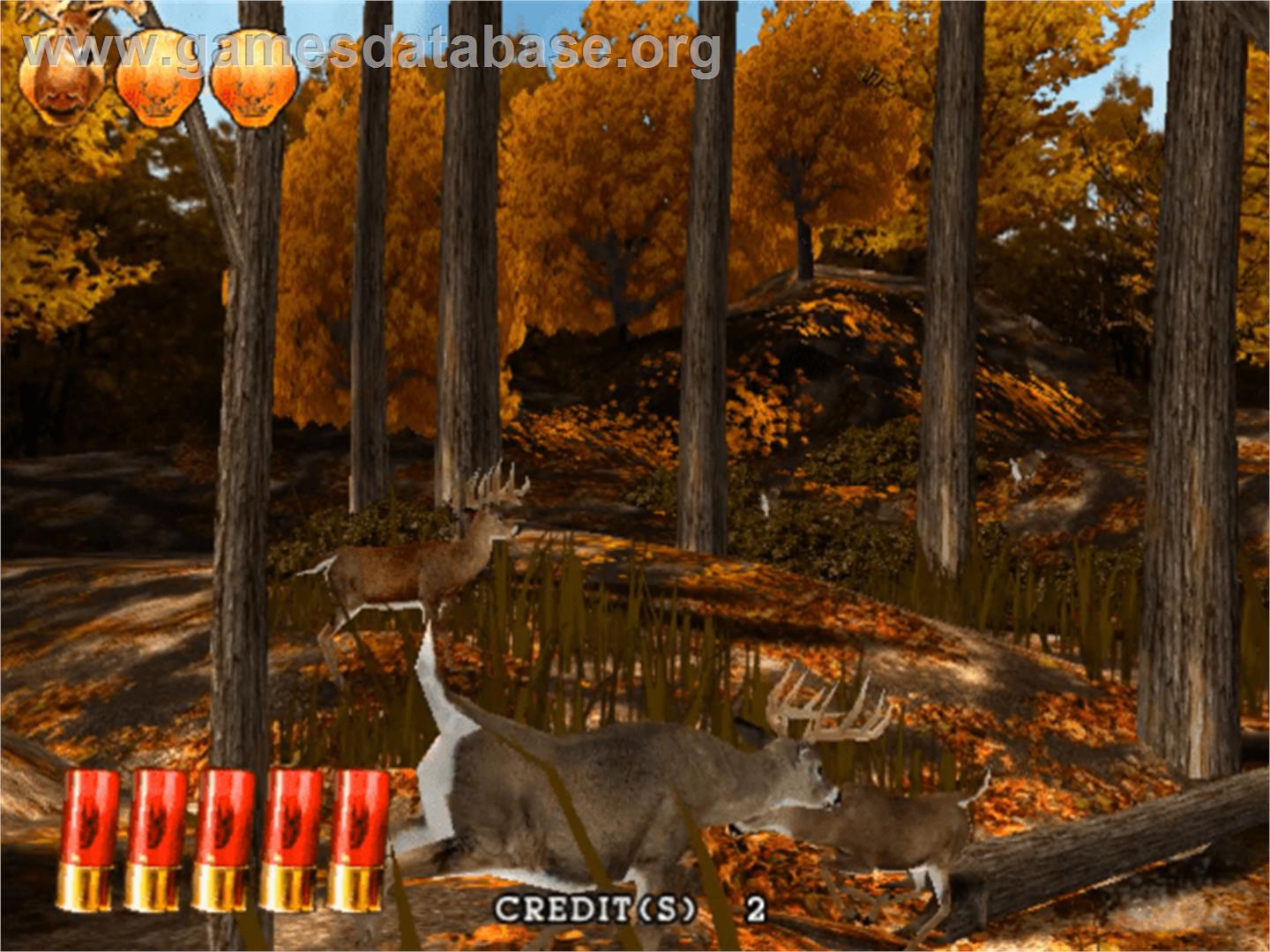 Extreme Hunting - Sammy Atomiswave - Artwork - In Game