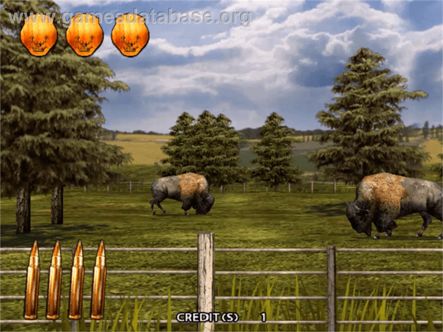Extreme Hunting 2 - Sammy Atomiswave - Artwork - In Game