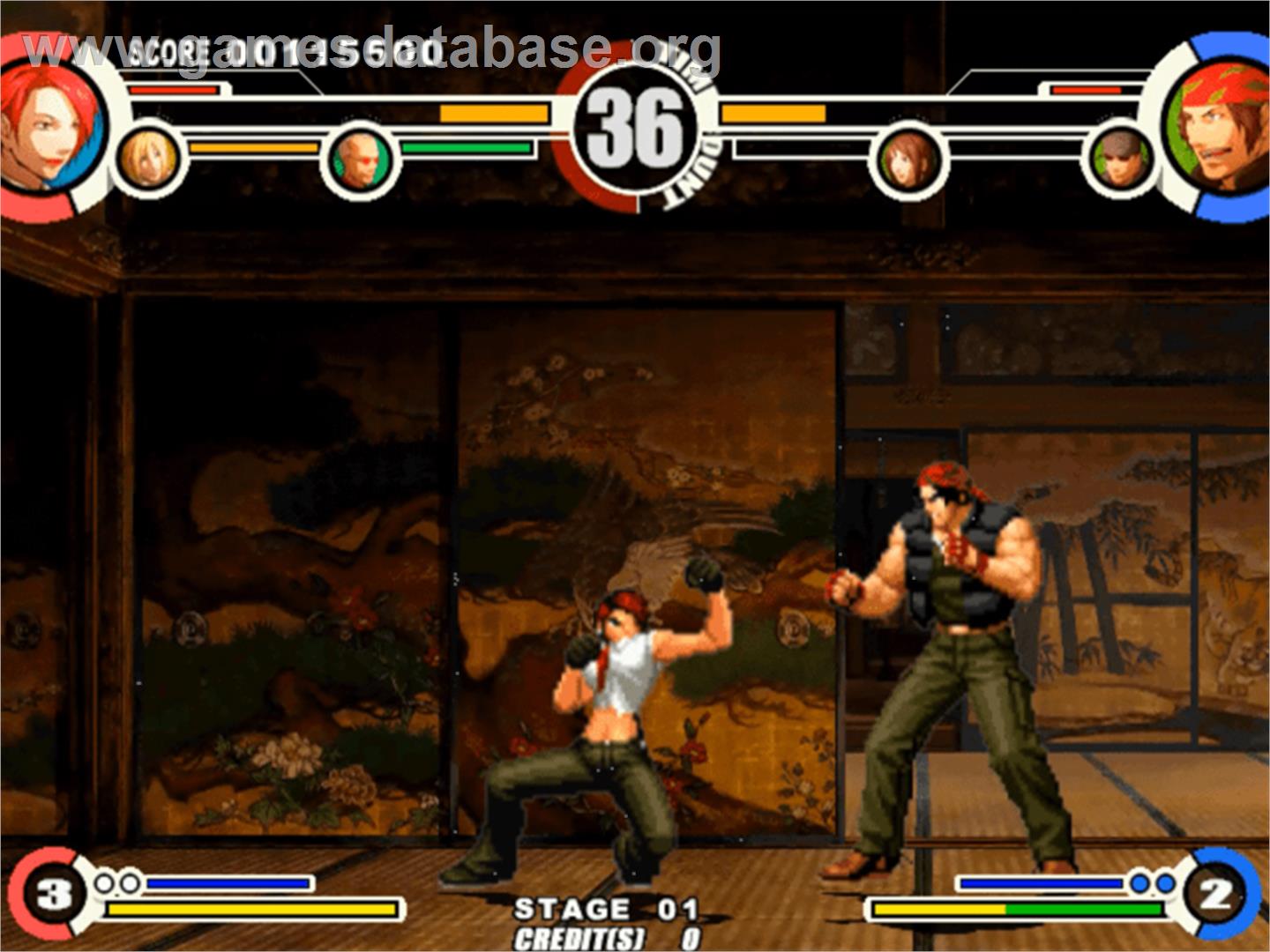 King of Fighters 11, The - Sammy Atomiswave - Artwork - In Game