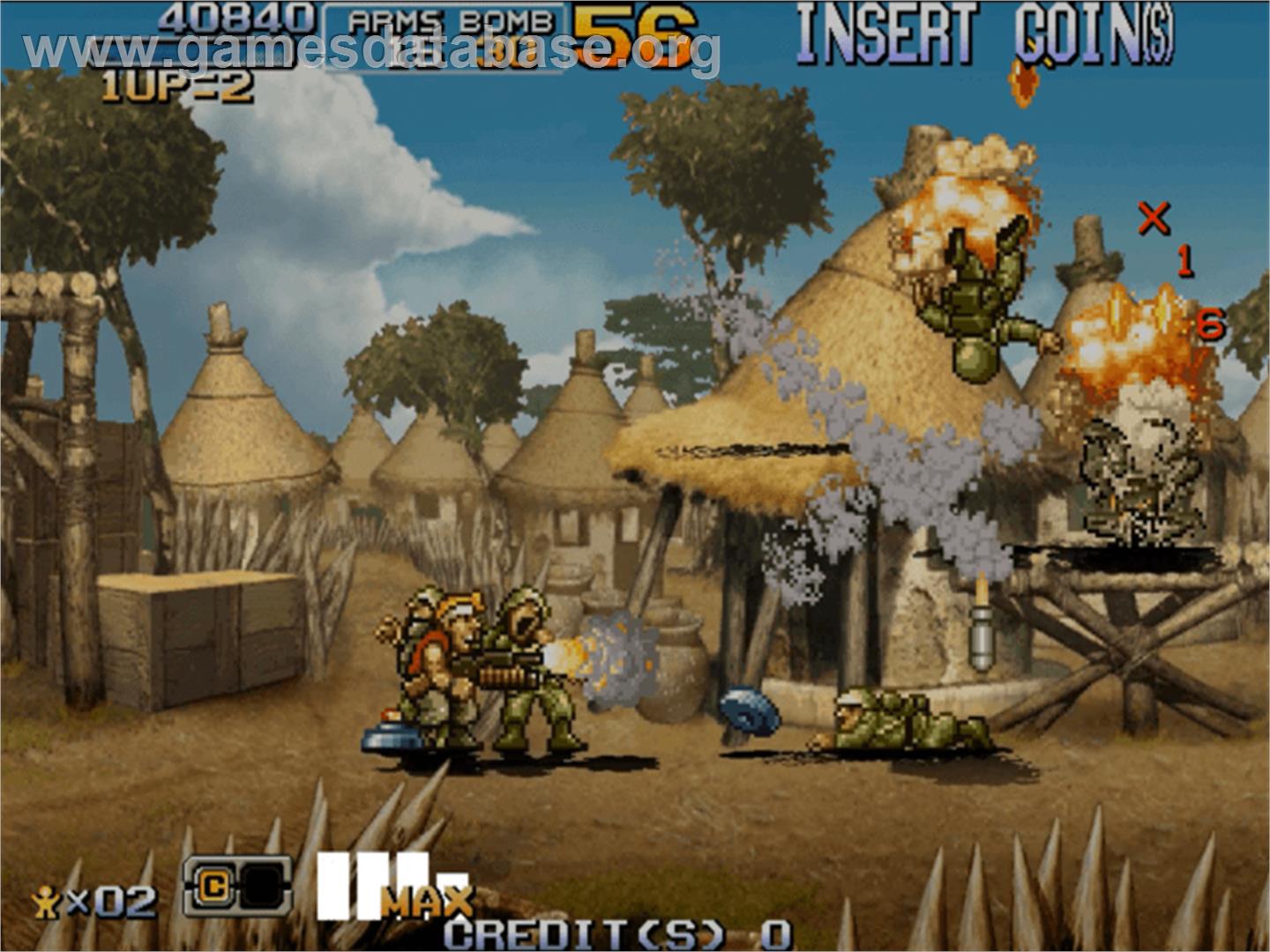 Metal Slug 6 - Sammy Atomiswave - Artwork - In Game